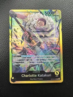 Charlotte Katakuri OP03-099 Foil Leader One Piece Card TCG English NM - Image 2