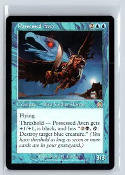 POSSESSED AVEN - Torment - MTG Magic the Gathering Card - Rare - Image 1