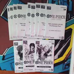 Bandai Namco One Piece Card Game Two Legends OP-08 Pre-Release 9 Packs Eng - Image 1