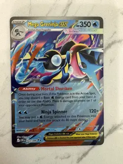 Mega Greninja EX 022/086 Chaos Rising Holo Rare Pokemon Card NM - Image 1