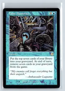 FALSE MEMORIES - Torment - MTG Magic the Gathering Card - Rare - Image 1