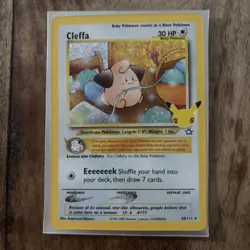 Pokemon TCG Card Cleffa 20/111 Classic Collection 25th Celebrations - NM - Image 1