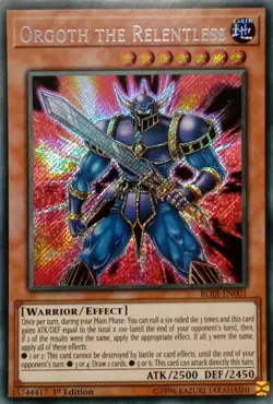 BLRR-EN001 ORGOTH THE RELENTLESS SECRET RARE 1ST EDITION YuGiOh CARD - Image 1