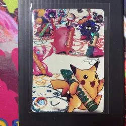 Vintage Pocket Monsters Vending Holo Prism - Bandai Nintendo 1999 Pokemon Card - Image 1