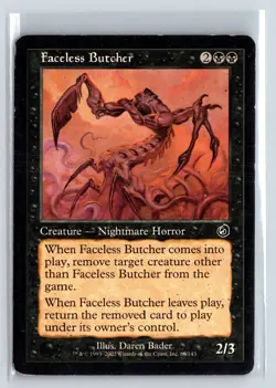 FACELESS BUTCHER - Torment - MTG Magic the Gathering Card - Common - Image 1