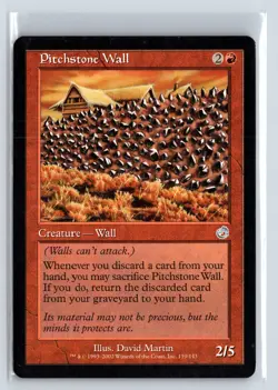 PITCHSTONE WALL - Torment - MTG Magic the Gathering Card - Uncommon - Image 1