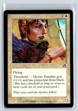 MYSTIC FAMILIAR - Torment - MTG Magic the Gathering Card - Common - Image 1