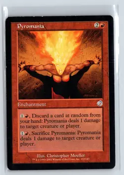 PYROMANIA - Torment - MTG Magic the Gathering Card - Uncommon - Image 1