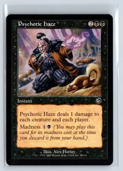 PSYCHOTIC HAZE - Torment - MTG Magic the Gathering Card - Common - Image 1