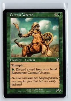 CENTAUR VETERAN - Torment - MTG Magic the Gathering Card - Common - Image 1