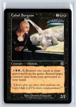 CABAL SURGEON - Torment - MTG Magic the Gathering Card - Common - Image 1