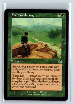 FAR WANDERINGS - Torment - MTG Magic the Gathering Card - Common - Image 1