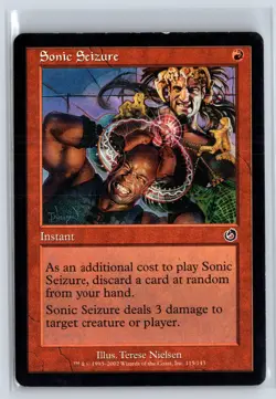 SONIC SEIZURE - Torment - MTG Magic the Gathering Card - Common - Image 1