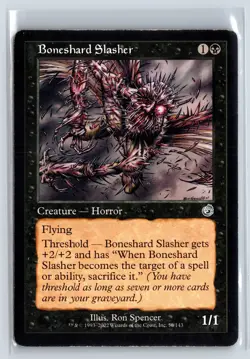 BONESHARD SLASHER - Torment - MTG Magic the Gathering Card - Uncommon - Image 1