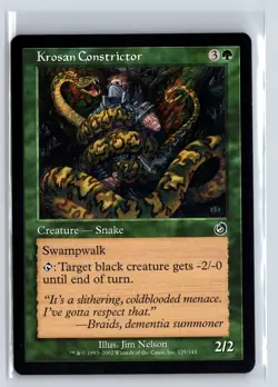 KROSAN CONSTRICTOR - Torment - MTG Magic the Gathering Card - Common - Image 1