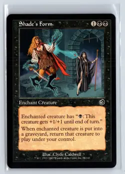 SHADE'S FORM - Torment - MTG Magic the Gathering Card - Common - Image 1