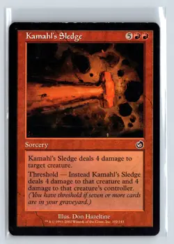 KAMAHL'S SLEDGE - Torment - MTG Magic the Gathering Card - Common - Image 1
