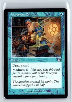 OBSESSIVE SEARCH - Torment - MTG Magic the Gathering Card - Common - Image 1