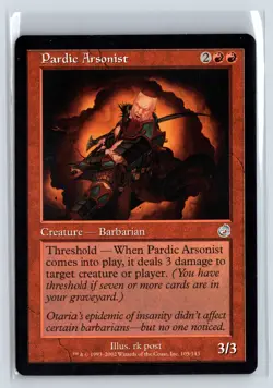 PARDIC ARSONIST - Torment - MTG Magic the Gathering Card - Uncommon - Image 1