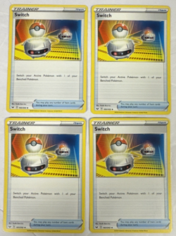 Pokemon TCG - Switch 183/202 Sword Shield Base - NM - Playset 4X - Image 1