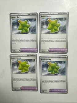 Pokemon TCG - Babiri Berry - 163/191 - Surging Sparks - NM - Playset 4x - Image 1