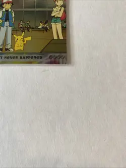 Topps Blue Pokemon Mewtwo Strikes Back Like it Never Happened #40 Holo NM/LP - Image 4