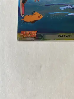 1998 Topps Blue Pokemon Mewtwo Strikes Back Movie Farewell #39 Holo NM/LP - Image 5