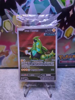 Sealed 2024 Pokemon Scarlet And Violet Promo Iron Thorns 098 Illustration Rare - Image 1