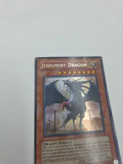 Yugioh Judgment Dragon LODT-EN026 Secret Rare LODT-EN026 Damaged - Image 2