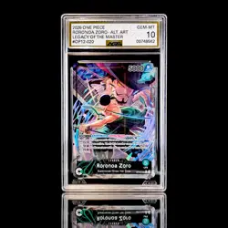 One Piece EN Roronoa Zoro Leader Alt Art OP12-020 Legacy of the Master AGS 10 - Image 1