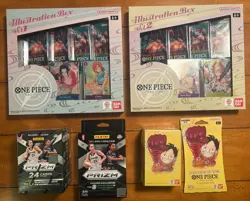 One Piece and WNBA Box Lot (Illustration Boxes, Prizm Blaster, Hanger & Packs) - Image 1