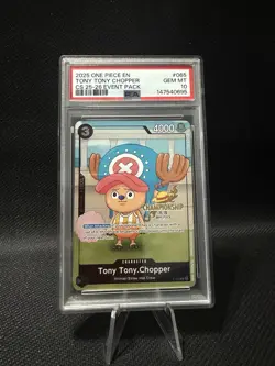 Tony Tony.Chopper CS 25-26 Event Pack P-065 One Piece Foil Promo PSA 10 - Image 1