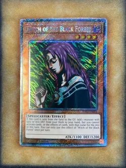 Yugioh Witch of the Black Forest RA03-EN091 Platinum Secret Rare 1st Ed NM - Image 1