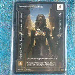 Wonders of the First Existence #258 Emma “Fixem” Shockbite Mythic Paper - Image 1