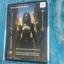 Wonders of the First Existence #258 Emma “Fixem” Shockbite Mythic Paper - Image 2