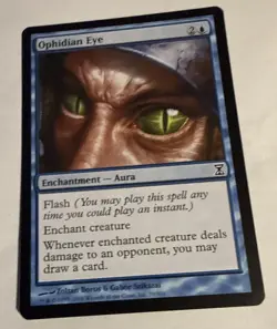 Ophidian Eye x1 Time Spiral MTG Magic the Gathering Blue Enchantment Card - Image 1