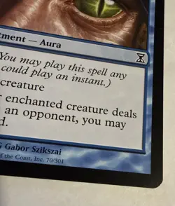 Ophidian Eye x1 Time Spiral MTG Magic the Gathering Blue Enchantment Card - Image 3