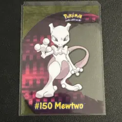 Pokemon Topps 2000 Mewtwo Clear Card #150 Pc5 - Near Mint See Pic - Image 1