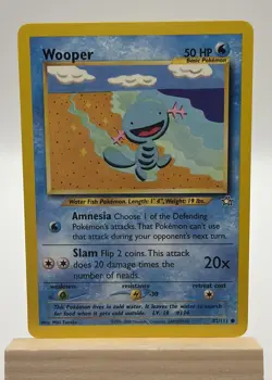 Pokemon Card Axoloto 82/111 Edition 1 Neo Genesis Wizards FR - Image 1