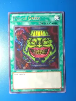 Near Mint Yugioh Pot Of Greed LCYW-EN059 Secret Rare Unlimited - Image 1