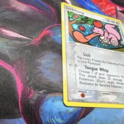 Lickitung 37/112 Reverse Holo FireRed & LeafGreen Pokemon Card 2004 Swirl* - Image 5
