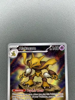 Alakazam 009 Holo Illustration Rare Mega Evolution Promo Pokemon Card - Image 2