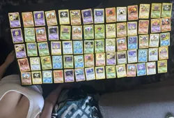 Pokemon TCG Vintage 70 Non Holo Rare Cards Base Set Neo Jungle Fossil Etc. - Image 1