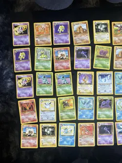 Pokemon TCG Vintage 70 Non Holo Rare Cards Base Set Neo Jungle Fossil Etc. - Image 2