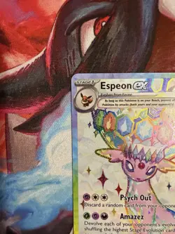Espeon ex SVP175 Sv: Scarlet & Violet Promo Card Holo NM - Image 2