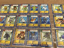 VINTAGE Digimon Trading Card Lot 1999 Digi Battle Series ST Cards Set 1-61 - Image 3