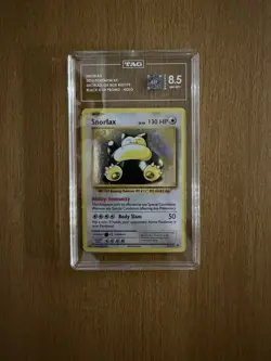 Pokemon TCG Snorlax XY179 Holo Promo 2016 Card Tag 8.5 - Image 1