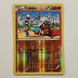 Pokemon Cubone 77/162 Breakthrough Reverse Holo Card LP+ - Image 1