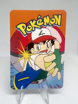 Machop #66 - Vintage Vending Machine Prism Sticker 2000 - Pokemon Card - Image 2