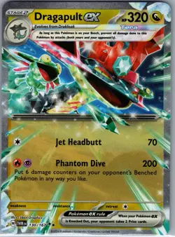 Dragapult ex - 130/167 SV06: Twilight Masquerade - Pokemon Card - NM - Image 1